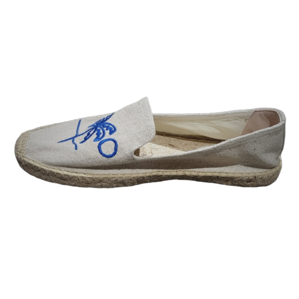 Soludos x Rosewood Mayakoba Resort Embroidered Smoking Slippers Espadril…